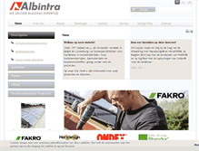 Tablet Screenshot of albintra.be